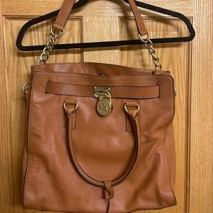 Brown Michael Kors satchel purse